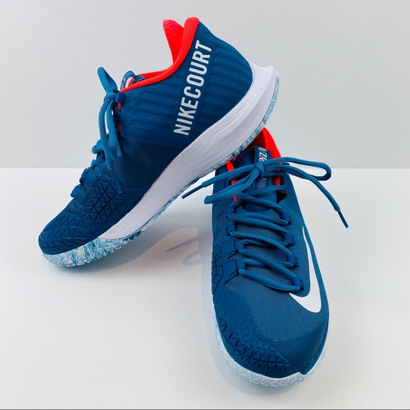 NikeCourt Air Zoom All Court Tennis Sneakers Blue - Picture 4 of 6